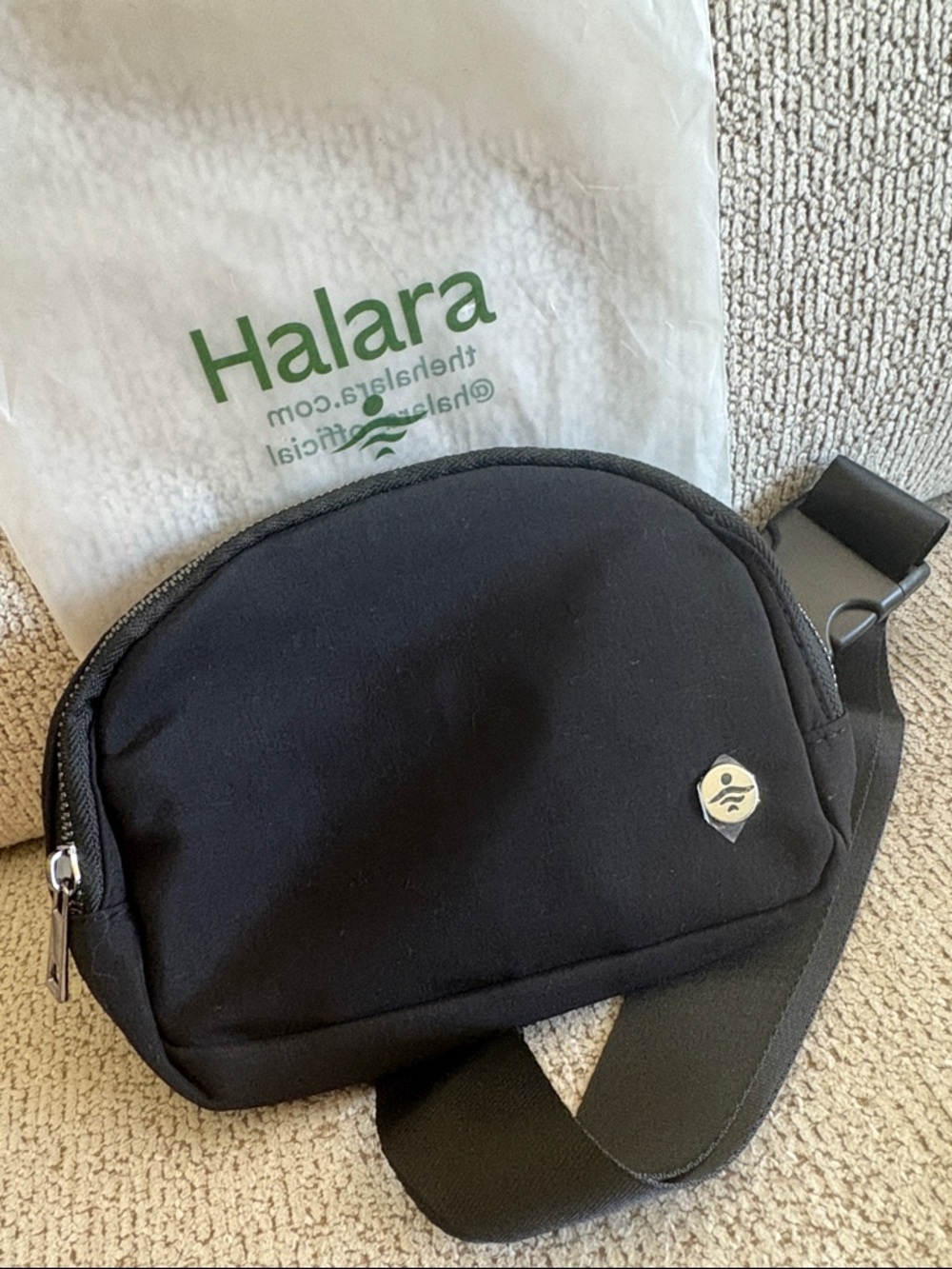 HALARA Black Waist Belt Bag